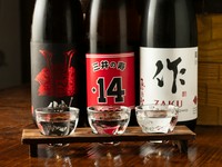 選べる呑み比べ3種…1,000円
0.5合グラス…500円
0.8合もっきり…800円
1.6合徳利…1,500円