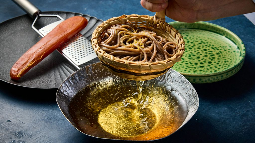 からすみ蕎麦しゃぶ