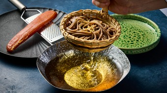 からすみ蕎麦しゃぶ