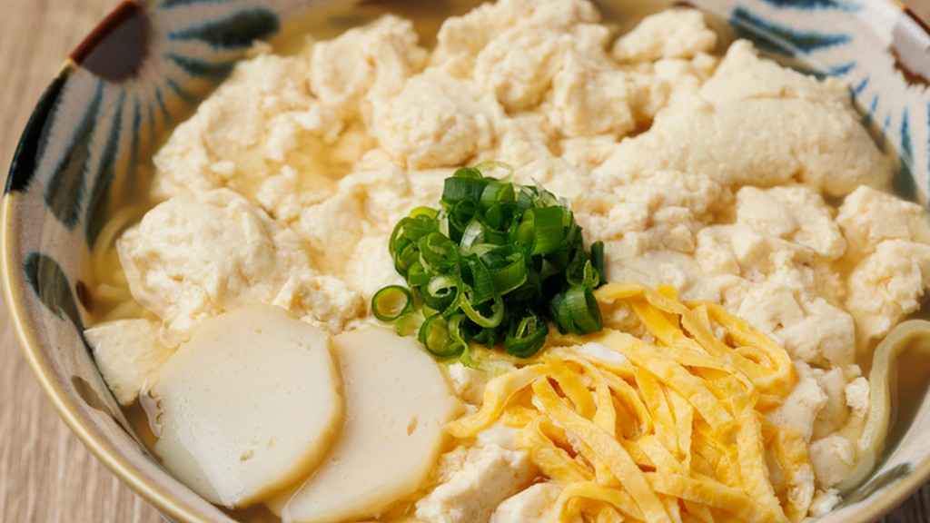 毎日の食事に自然と調和するような優しい味わい『ゆし豆腐そば』