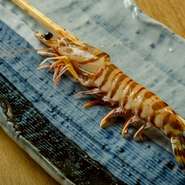 炭火の輻射熱を利用して魚の脂を落とすことで凝縮した旨味と風味を味わうことができる。外はパリッと香ばしく、中はふっくらジューシーな仕上がり。炉端焼の醍醐味を味わえる。