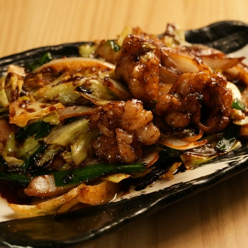 特選黒毛和牛ホルモンの濃厚味噌焼き