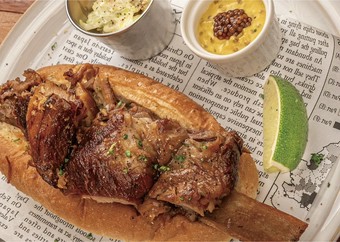 BBC黒豚リブサンド