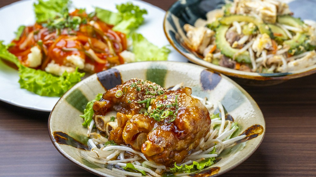 本場の味が楽しめる。一品一品丁寧に作られた沖縄料理