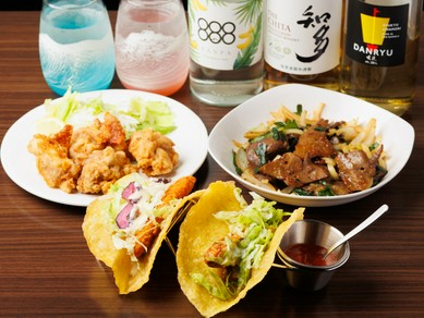 ゲストの楽しい一時に寄り添う、フード・ドリンク各種