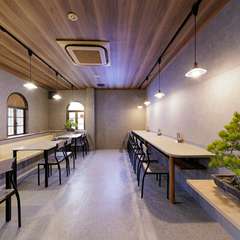 和をモチーフとした店内は、浮世離れの非日常空間