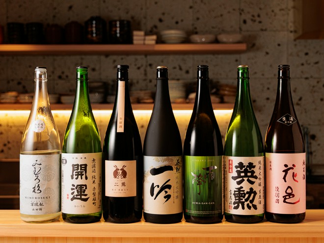 日本酒にこだわっている
