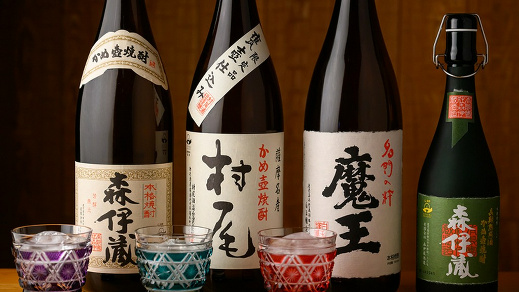 鹿児島黒牛・黒豚料理に合う「3M」などのプレミアム焼酎が充実