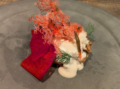 サワラと紅大根、板海苔