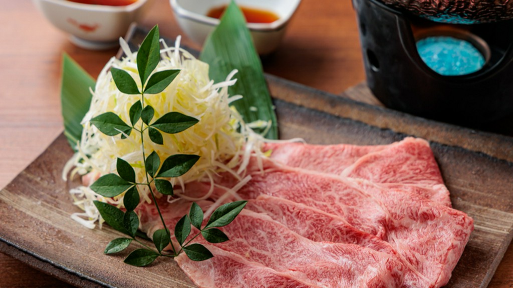 自家製昆布出汁でいただく『琥珀しゃぶしゃぶ』
