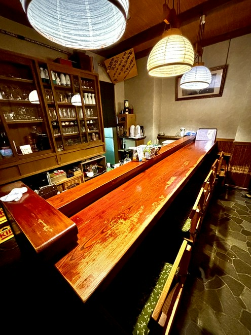 カウンター席がある