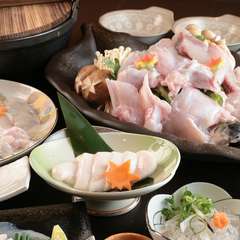 11月～3月のお楽しみ。新鮮ふぐを満喫する『てっちりコース』