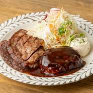 こだわり抜いた特選牛を用い、カレーやハンバーグでもその味を存分に楽しめます。さらに、ソースは試行錯誤を重ね改良を続けることで、素材の個性を引き立てるバランスを追求。