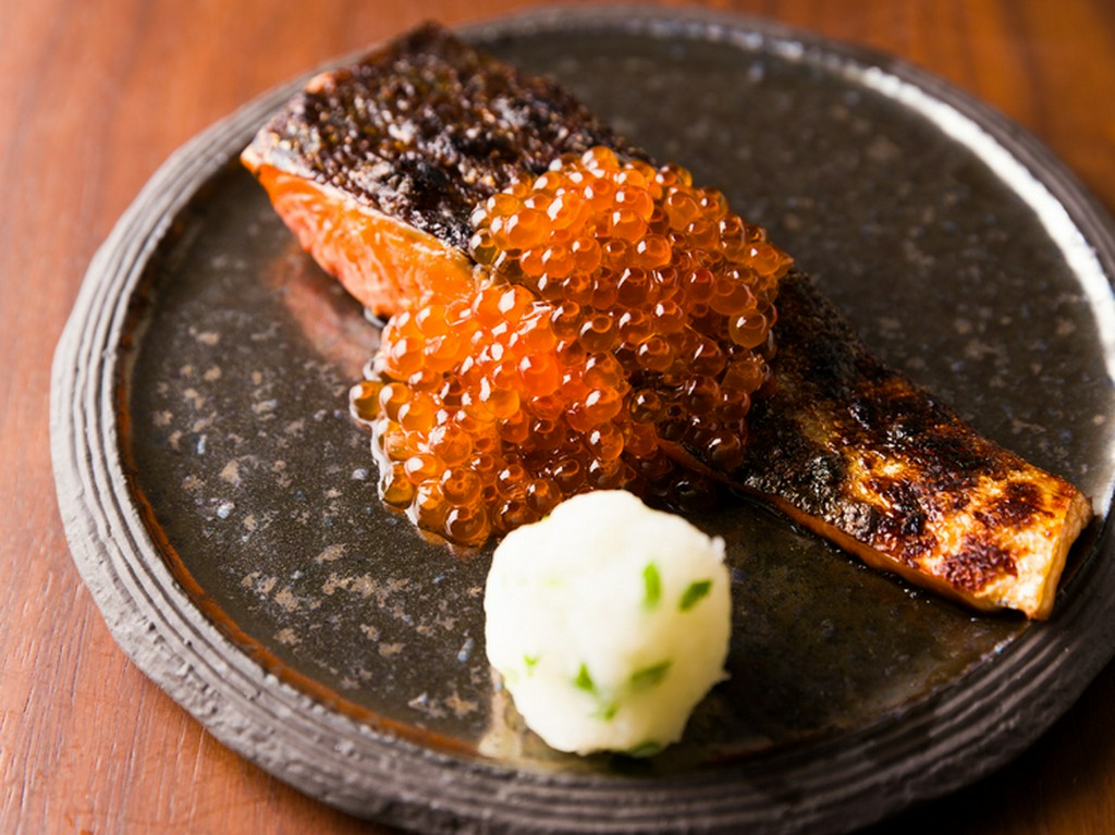 銀鮭親子焼き