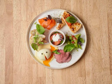 いろんな味わい少しずつ『チーズプラスのオードブル盛り合わせ』