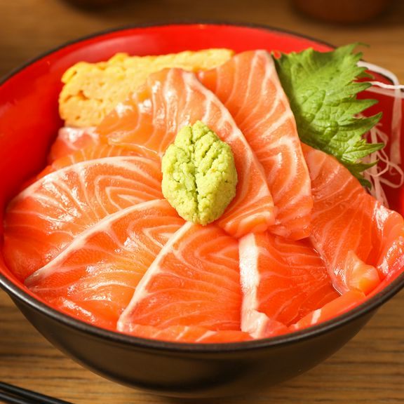 サーモン丼
