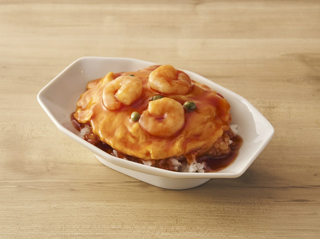 海老が主役の天津飯