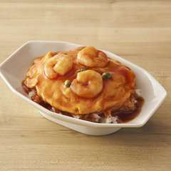 海老が主役の天津飯