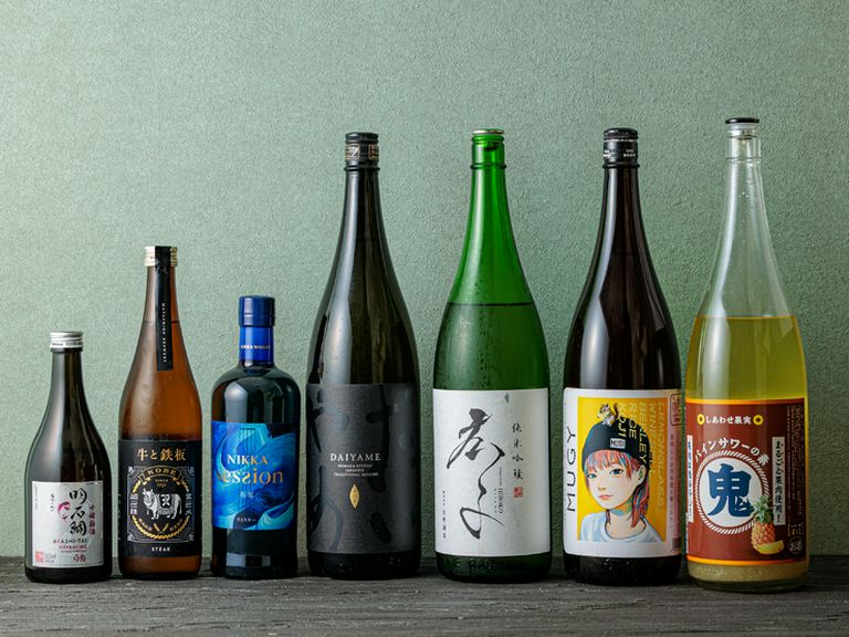 焼肉と共に楽しめる、豊富なドリンクや数量限定の希少酒