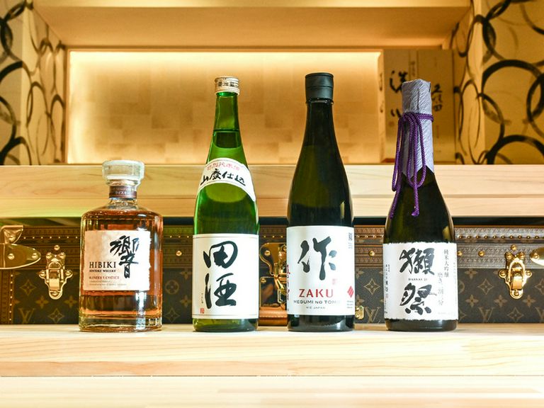 旬の肴や握りと好相性。全国各地の隠れた日本酒との出合い体験