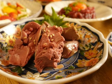 鳥肝の低温調理