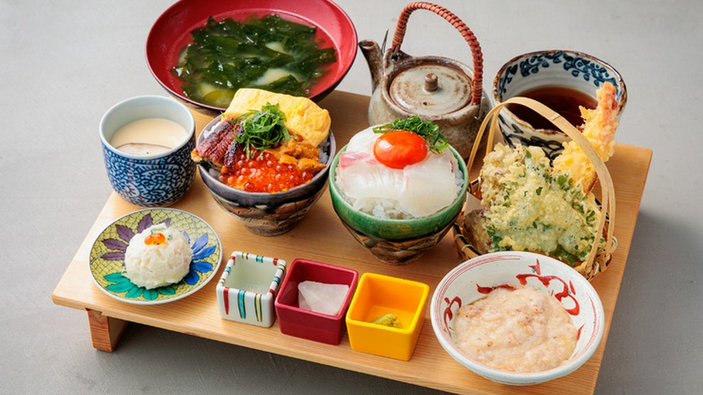 「鯛＆鰻」2種のおいしさを贅沢に『2種食べ比べ御膳　白の型』