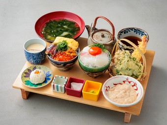 「鯛＆鰻」2種のおいしさを贅沢に『2種食べ比べ御膳　白の型』