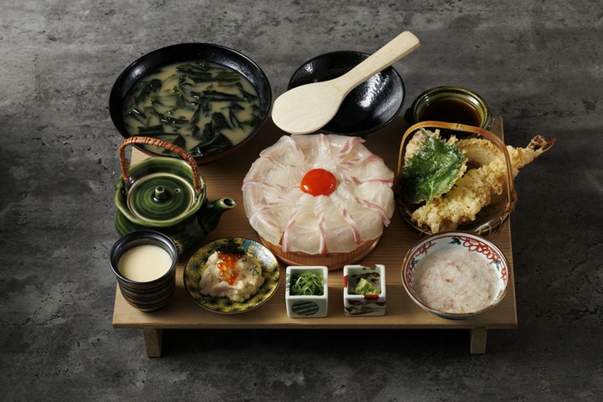 獲れたての鯛を贅沢に味わう御膳