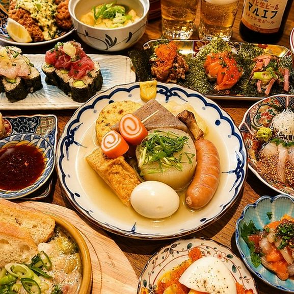 京都駅徒歩1分の好立地、こだわりの味を囲んで宴会