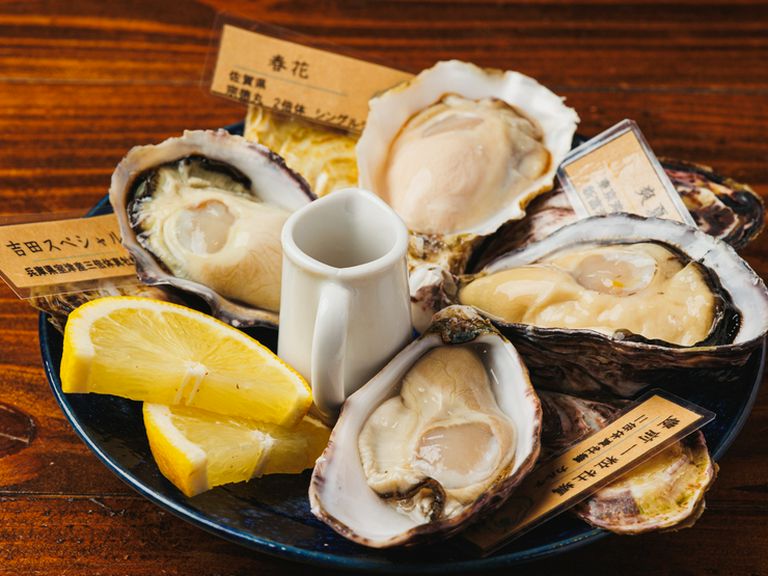 産地ごとの牡蠣を気軽に食べ比べできる『おまかせ4個セット』