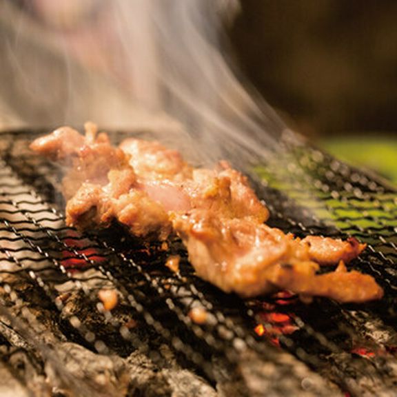 地鶏の鉄板焼き〜柚子胡椒〜