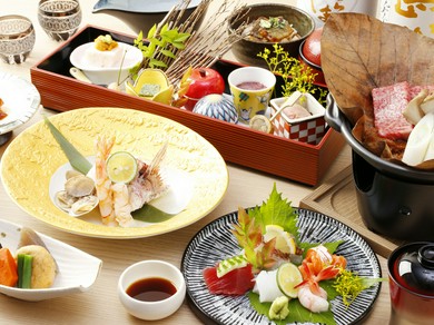 接待から会食まで、多彩なシーンに寄り添う会席コース