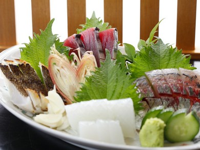 旬魚のお造り(須崎の朝獲れ鮮魚)