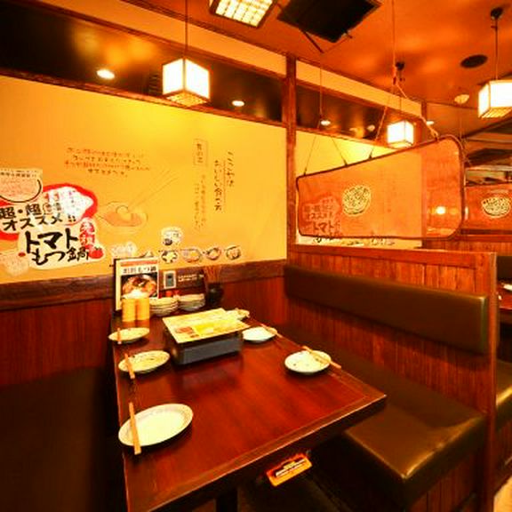 半個室的なボックス席は、家族連れにも好評