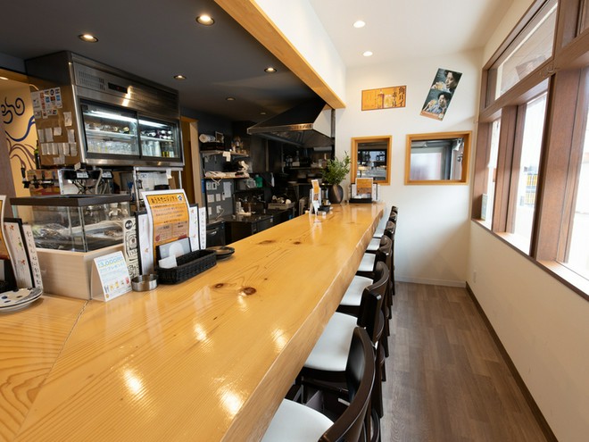 カウンター席がある
