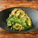 若鶏とキノコのジェノバソース・・・1,408円
海老とインゲン・じゃがいもジェノバソース・・・1,628円