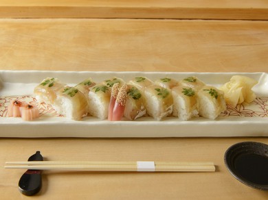 これぞ京都ならでは！白身魚の王様を贅沢に『甘鯛の棒寿司（ハーフ）』