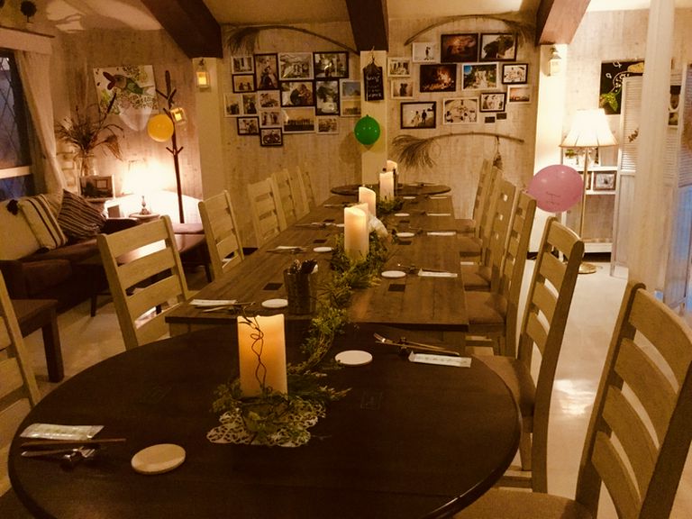 個室貸し切りで小人数パーティ出来ますよ🎉