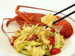 上海蟹の味噌を使った濃厚な味わい『蝦蟹麺』