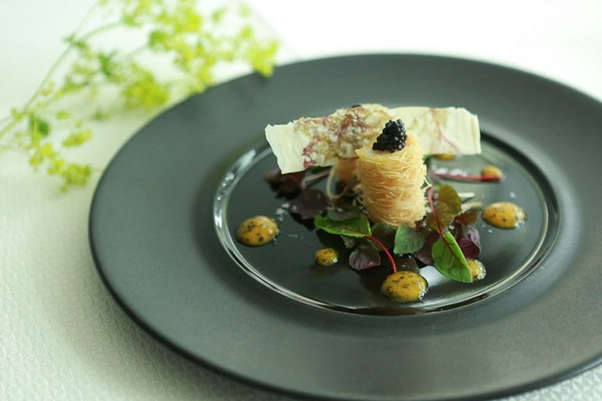 玄海産真鯛のカダイフリット