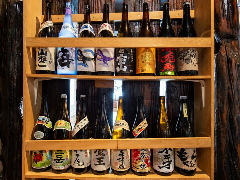 鮮魚料理によく合う焼酎が充実したラインナップ