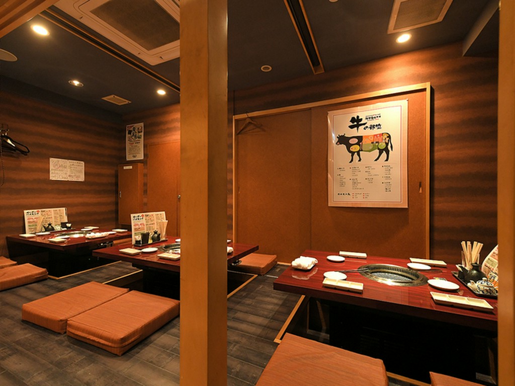 子どもを連れたファミリーにオススメ、ゆったり過ごせる座敷席