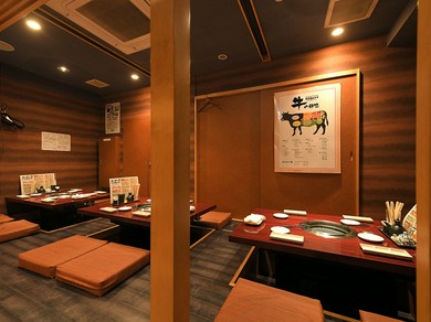 子どもを連れたファミリーにオススメ、ゆったり過ごせる座敷席
