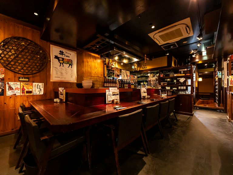 カウンター席があるので、一人でも使いやすい!