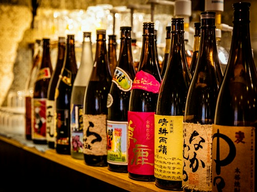 プレミアムな日本酒や焼酎も充実