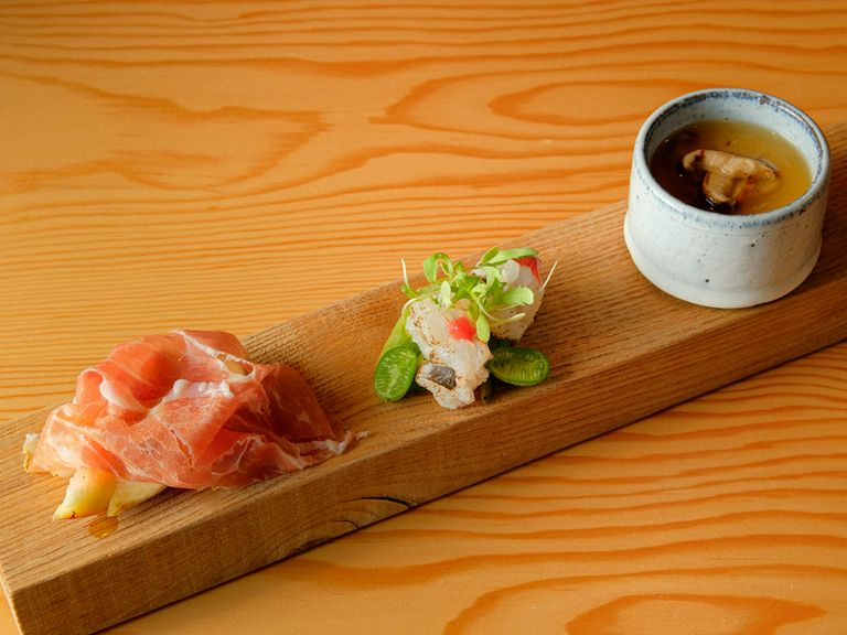 何が出てくるかは当日のお楽しみ『本日のお付き出し3種』