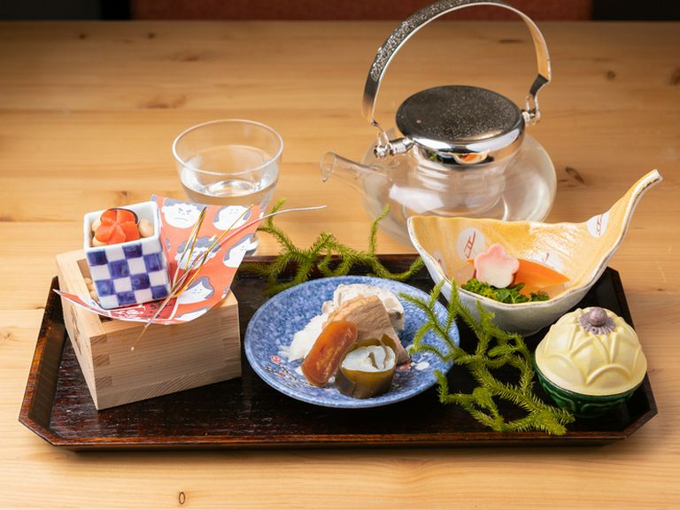 虹彩 5,000円コースより 前菜盛り合わせ