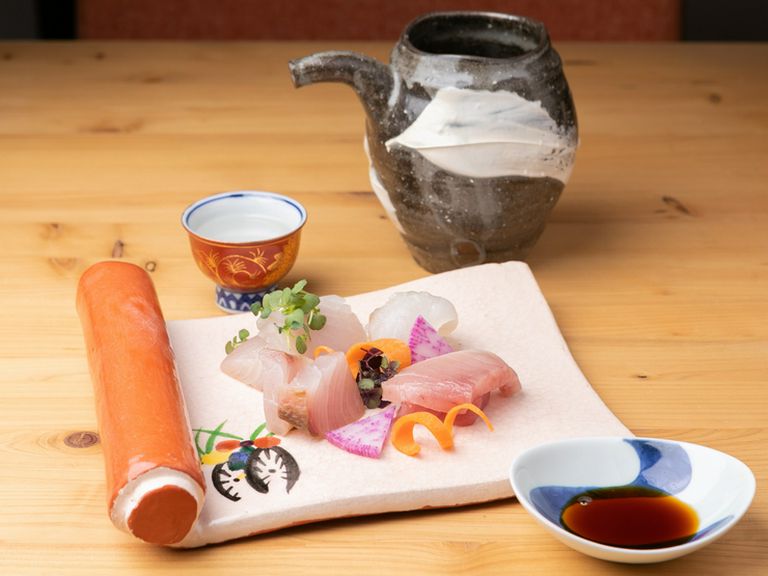 虹彩 5,000円コースより お造里盛り合わせ