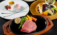当店ランチ人気No. 1の常陸牛4種盛り合わせです(内容は時期により変更がございます)