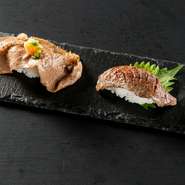 最高級ランクの常陸牛みすじと常陸牛いちぼの2種盛り合わせ、絶品です
